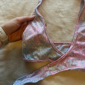 I Heart Raves Wrap Around Top Size S